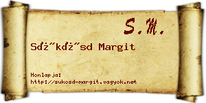 Sükösd Margit névjegykártya